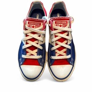 Converse Red White & Blue Low Tops Sneakers